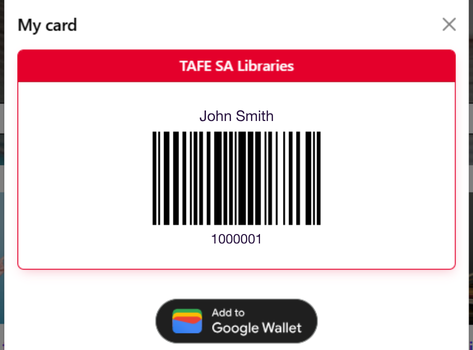 digital library card